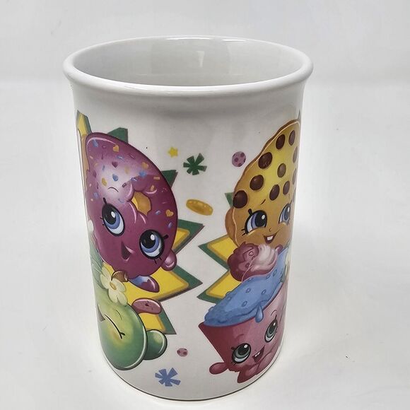 2016 Shopkins Coffee Mug Tea Cup Moose World Real Littles Frankford Candy - Picture 2 of 8